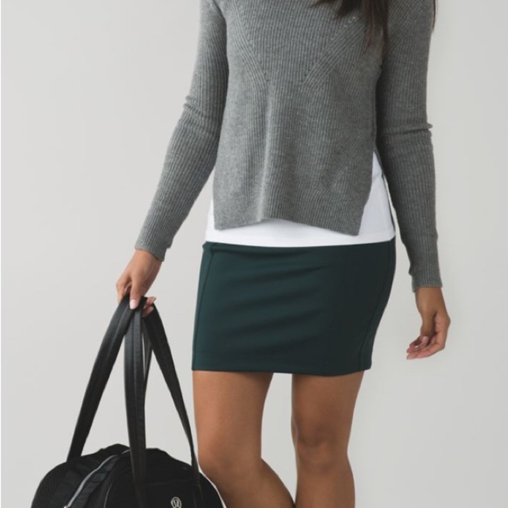 Lululemon Cityfarer Skirt Elegant Green Women's Skirt